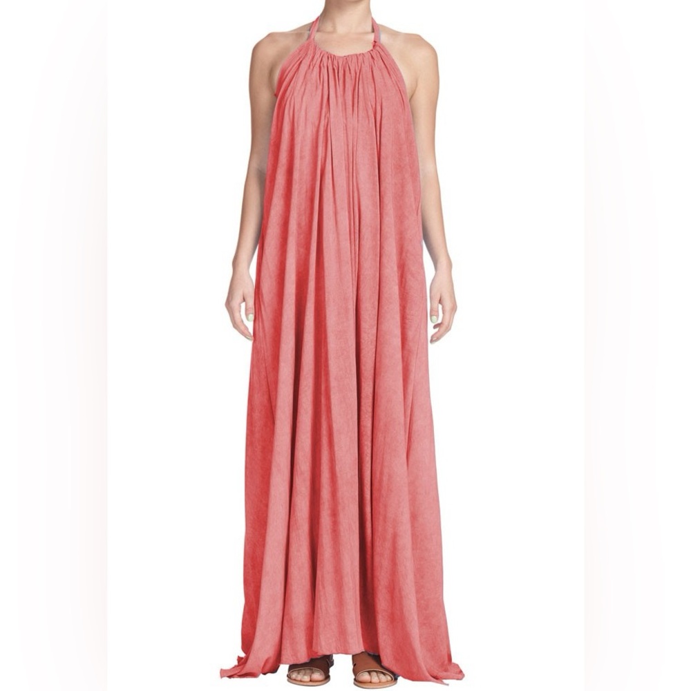 Elan halter maxi dress